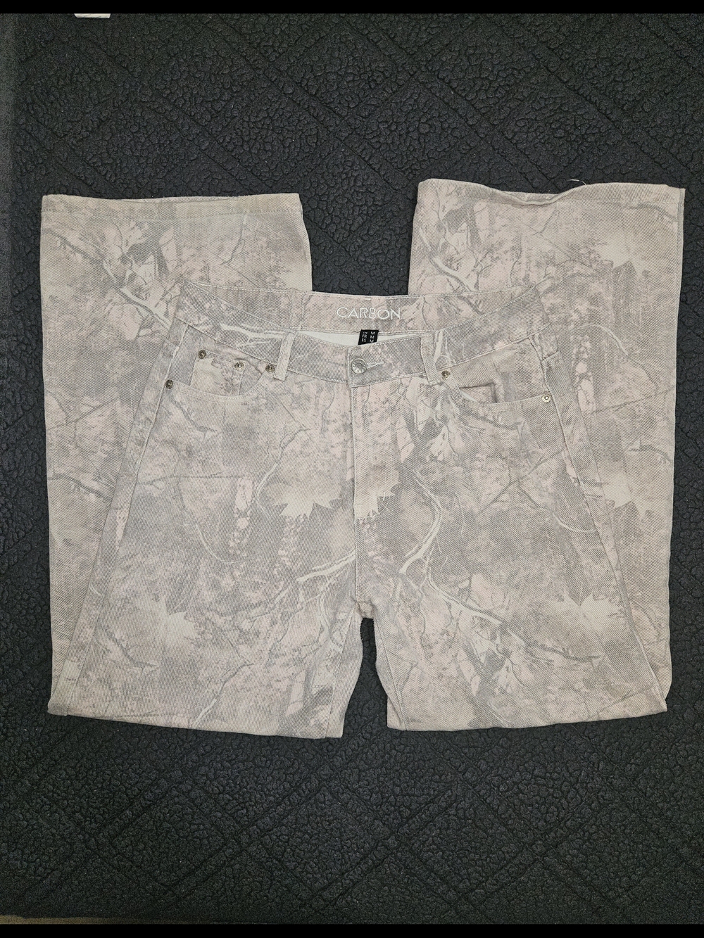 Carbon Real Tree Pink Camo Print Jeans
